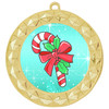 Candy Cane Medal.  Choice of 9 designs.  Includes free engraving and neck ribbon  (935g