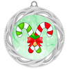 Candy Cane Medal.  Choice of 9 designs.  Includes free engraving and neck ribbon  (938s