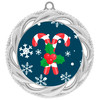 Candy Cane Medal.  Choice of 9 designs.  Includes free engraving and neck ribbon  (938s