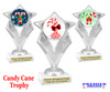 Candy Cane Trophy.   6" tall.  Includes free engraving.   A Premier exclusive design! 5086s