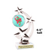 Candy Cane Trophy.   6" tall.  Includes free engraving.   A Premier exclusive design! 663s