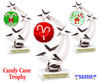 Candy Cane Trophy.   6" tall.  Includes free engraving.   A Premier exclusive design! 663s