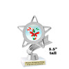 Candy Cane Trophy.   5.5" tall.  Includes free engraving.   A Premier exclusive design! 5043s