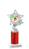 Candy Cane theme trophy. Choice of artwork.   Great for all of your holiday events and contests. Red 5043s