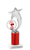 Candy Cane theme trophy. Choice of artwork.   Great for all of your holiday events and contests. Red 6061s