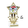 Snowman Trophy.   6" tall.  Includes free engraving.   A Premier exclusive design! 767