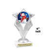 Snowman Trophy.   6" tall.  Includes free engraving.   A Premier exclusive design! 5086s