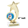 Snowman Trophy.   6" tall.  Includes free engraving.   A Premier exclusive design! 6061g