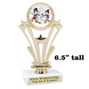 Snowman Trophy.   6.5" tall.  Includes free engraving.   A Premier exclusive design! h416