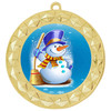 Snowman Medal.  Choice of 9 designs.  Includes free engraving and neck ribbon  (935g