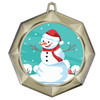 Snowman Medal.  Choice of 9 designs.  Includes free engraving and neck ribbon  (43273g