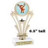 Reindeer Trophy.   6.5" tall.  Includes free engraving.   A Premier exclusive design! h416