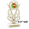 Reindeer Trophy.   6.5" tall.  Includes free engraving.   A Premier exclusive design! h415