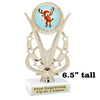 Reindeer Trophy.   6.5" tall.  Includes free engraving.   A Premier exclusive design! h415