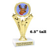 Reindeer Trophy.   6.5" tall.  Includes free engraving.   A Premier exclusive design! h501