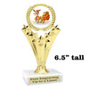 Reindeer Trophy.   6.5" tall.  Includes free engraving.   A Premier exclusive design! h501