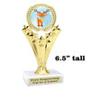 Reindeer Trophy.   6.5" tall.  Includes free engraving.   A Premier exclusive design! h501