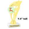 Reindeer Trophy.   7.5" tall.  Includes free engraving.   A Premier exclusive design! ph113