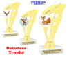 Reindeer Trophy.   7.5" tall.  Includes free engraving.   A Premier exclusive design! ph113