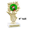 Reindeer Trophy.   6" tall.  Includes free engraving.   A Premier exclusive design! 696