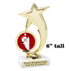 Santa Trophy.   6" tall.  Includes free engraving.   A Premier exclusive design! 6061g