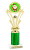 Santa Trophy.   Includes free engraving.   Choice of column color and trophy height. A Premier exclusive design! h416
