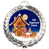 Gingerbread House Medal.  Choice of 9 designs.  Includes free engraving and neck ribbon  (md52s