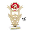 Gingerbread House Trophy.  6.5" tall.  Includes free engraving.   A Premier exclusive design! h414