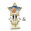 Gingerbread House Trophy.  6" tall.  Includes free engraving.   A Premier exclusive design! 767