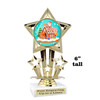 Gingerbread House Trophy.  6" tall.  Includes free engraving.   A Premier exclusive design! 767