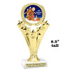 Gingerbread House Trophy.  6.5" tall.  Includes free engraving.   A Premier exclusive design! h501