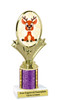 Reindeer Trophy.   Choice of column color and trophy height.  Includes free engraving.   A Premier exclusive design! 90075-2