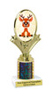 Reindeer Trophy.   Choice of column color and trophy height.  Includes free engraving.   A Premier exclusive design! 90075-2