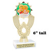 Holiday Cookies theme trophy with choice of artwork.  Great for your Winter themed events!  3103