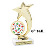 Holiday Cookies theme trophy with choice of artwork.  Great for your Winter themed events!  6061g