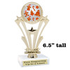 Holiday Cookies theme trophy with choice of artwork.  Great for your Winter themed events!  h416