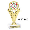 Holiday Cookies theme trophy with choice of artwork.  Great for your Winter themed events!  h501