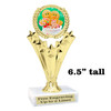 Holiday Cookies theme trophy with choice of artwork.  Great for your Winter themed events!  h501