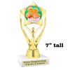 Holiday Cookies theme trophy with choice of artwork.  Great for your Winter themed events!  ph112