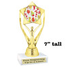 Holiday Cookies theme trophy with choice of artwork.  Great for your Winter themed events!  ph112