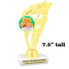 Holiday Cookies theme trophy with choice of artwork.  Great for your Winter themed events!  ph113