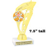 Holiday Cookies theme trophy with choice of artwork.  Great for your Winter themed events!  ph113