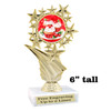 Holiday Cupcakes theme trophy with choice of artwork.  Great for your Winter themed events!  696