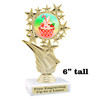 Holiday Cupcakes theme trophy with choice of artwork.  Great for your Winter themed events!  696