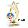 Holiday Cupcakes theme trophy with choice of artwork.  Great for your Winter themed events!  6061g
