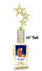 Custom Gingerbread Trophy.  Great trophy for those Holiday Events, Pageants, Contests and more!   15" tall - Design 4