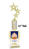 Custom Gingerbread Trophy.  Great trophy for those Holiday Events, Pageants, Contests and more!   15" tall - Design 5