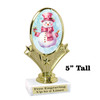 Snowman Trophy.   5" tall.  Includes free engraving.   A Premier exclusive design! 90075