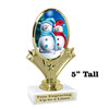 Snowman Trophy.   5" tall.  Includes free engraving.   A Premier exclusive design! 90075