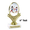 Snowman Trophy.   5" tall.  Includes free engraving.   A Premier exclusive design! 90075